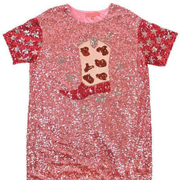 Simply Southern Dresses & Skirts - Sequin Boot Dress by Simply Southern EUC